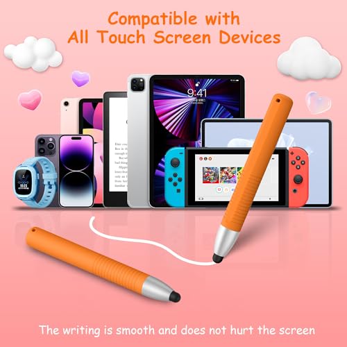 Image of Tobfit Kid Stylus Pens for Touch Screens, Kid Tablet Stylus Pen Universal Children's Compatible with Samsung, Kindle, iPad, iPhone, Android, Microsoft,