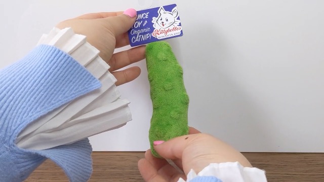 Kittybelles Pickle Cat Toy With Catnip – Funny, Realistic Plush Cat Gift By Huxley & Kent - View #8