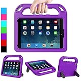 LEDNICEKER Kids Case for iPad Mini 1 2 3 4 5 - Light Weight Shock Proof Handle Friendly Convertible Stand Kids Case for iPad Mini, Mini 5 (2019), Mini 4, iPad Mini 3rd Gen, Mini 2 - Purple