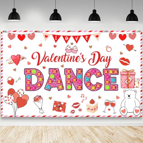 AIBIIN Valentines Day Backdrop