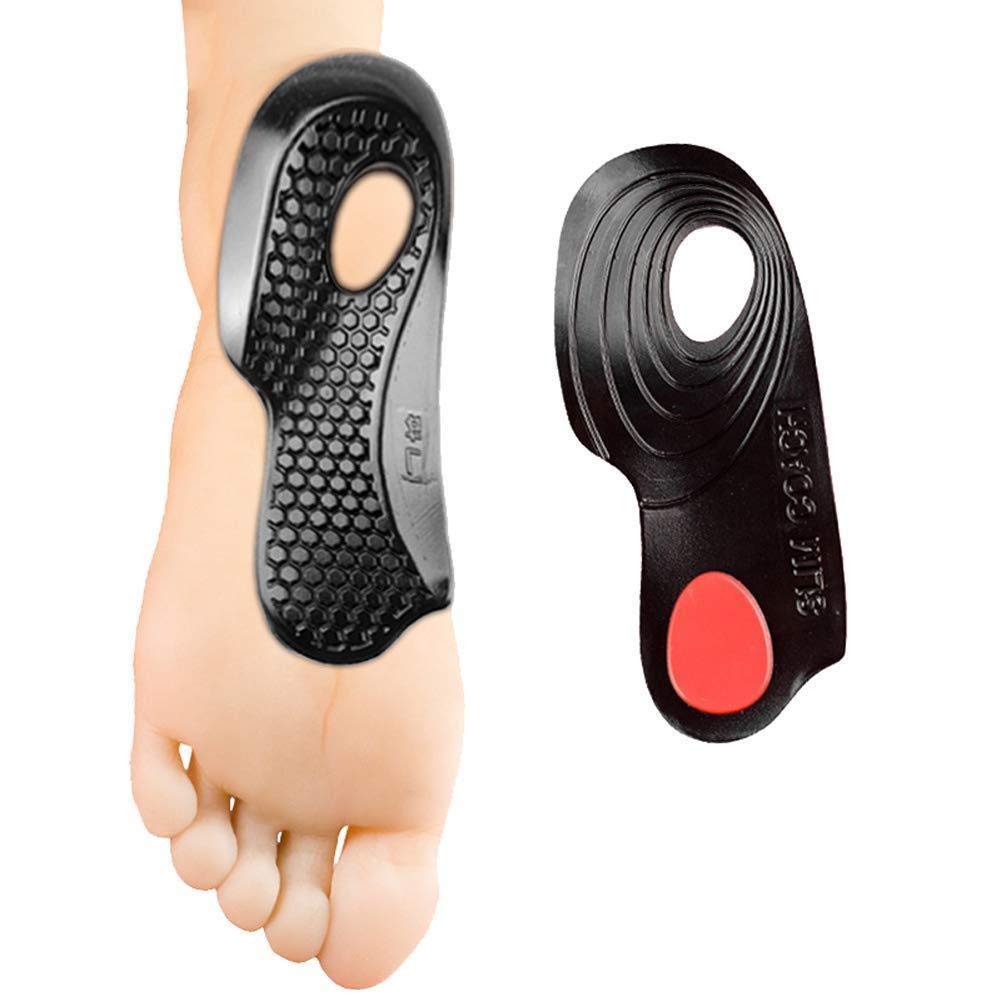Pedimend - Cuscinetti correttivi in gel per piedi | Sottopiede ortopedico per gambe tipo O/X, corregge la sovrapronazione, fascite plantare, piccione | ideale per archi caduti, piedi piatti e gambe