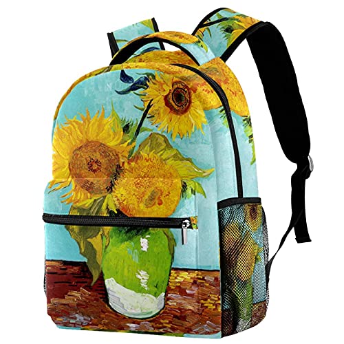 Sac à dos de voyage grand volume ados garçons filles imprimé fleuri