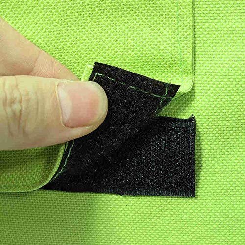 Einkaufstrolley Oxford-Stoff-Einkaufswagen Tragbarer zusammenklappbarer Trolley Bag Trolley Wheel Rolling Green Pulley… – Bild 7