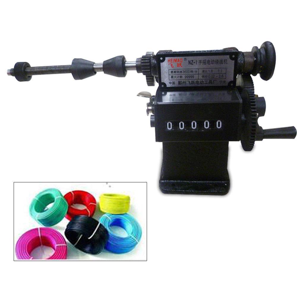 Manual Dual-Purpose Coil Winding Machine with Counter 0-99999US Stock product thumbnail 3