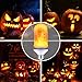 CPPSLEE Upgraded LED Flame Light Bulbs, 4 Modes Flickering Light Bulbs, E26 Base Fire Flame Bulb for Halloween Decorations Outdoor, Christmas Lights Patio Indoor Home Decor (Yellow, 4 Pack)