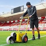 StadiumMax Cricket Wheel Transfer Line Marker - 13.8L Capacity Tank | Ultra-Durable Steel (Machine + 10L Tub of Paint | 1