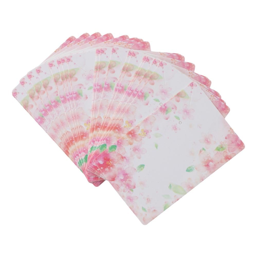 Cartes pour boucles d'oreilles épaisses avec encoches et trou de suspension universel x100