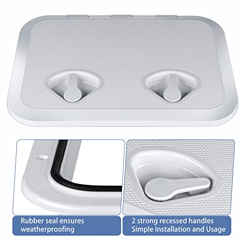 image for smartmarine White Marine Deck Access Hatch 17.3“×12.4
