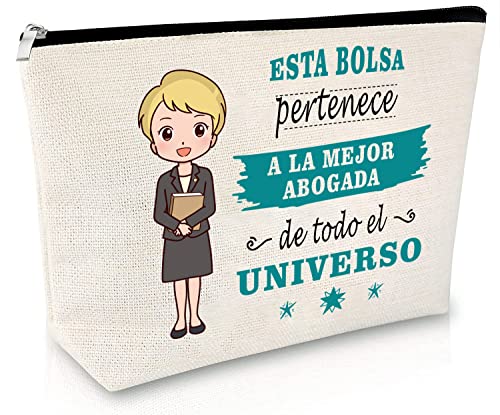 Abogada Mujer Bolsas de Belleza Bolsas de Cosméticos Regalar a Trabajadores Profesionales - Esta Bolsa Pertenece a la Mejor Abogada del Universo Cover