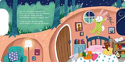 Schuhu, schuhu, nun schlaf auch du!: Schieber und 11 Sounds | Ein innovatives Schieber-Soundbuch für die Kleinsten ab 18 Monaten