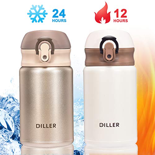 Water-Bottle-Bottles-Flask-Women-Small-Cute-300ml-Stainless-Steel-Metal-Insulated-Thermal-Cold-Hot-Drink-Swater-Bottle-Sports-Cold-Vacuum-12-Hours-Hot-24-Hours-H8717-Gold-300ml