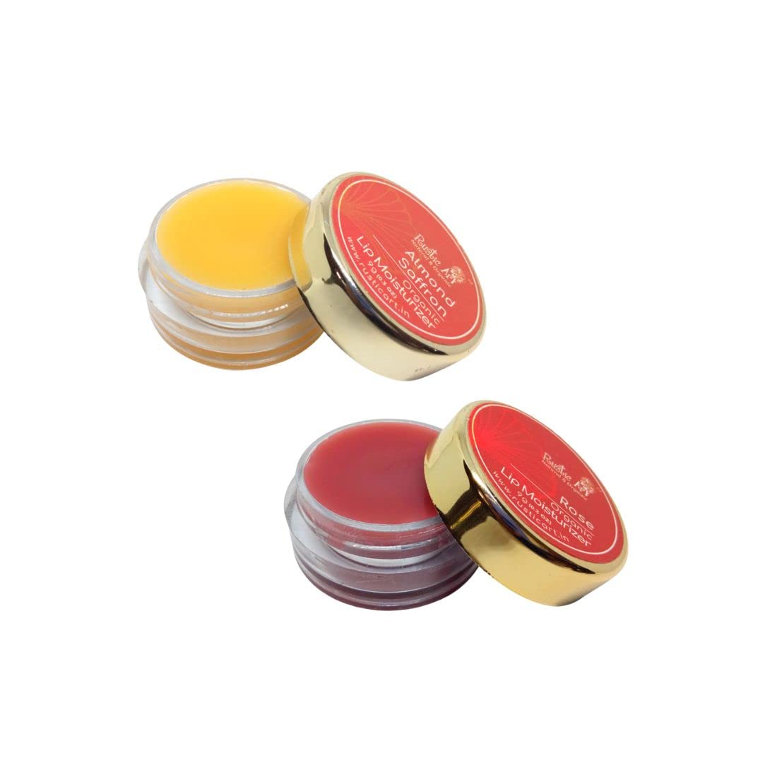 Rustic Art Lip Balm (Almond Saffron + Rose Combo)-image-21
