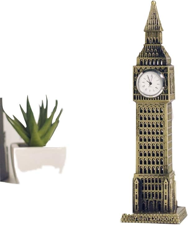 Continental Retro British Big Ben Creative Home Furnishing Metal Ornament London Big Ben Clock Handicrafts