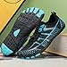 ERTUPE Hike Barefoot Shoes Women Men Wide Toe Box Non Slip Water Shoes Quick Dry Zero Drop Grounding Athletic Footwear for Hiking Walking Running Yoga Blue