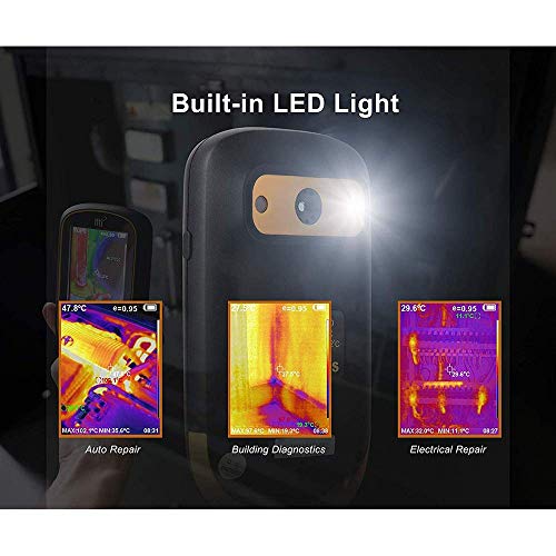 KAUTO Infrarot-Wärmebildkamera, Industrie-Infrarot-Wärmebildkamera IR-Wärmebildkamera im Taschenformat Echtzeit… – Bild 7