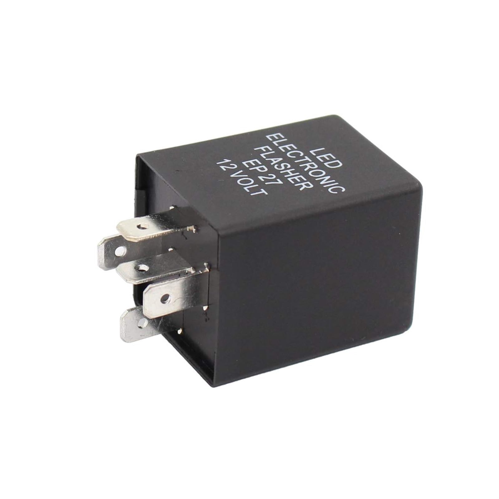 THE WHITE SHOP5 Pin EP27 FL27 Electronic Flasher Relay for Car Vehicle LED Turn Signal Light Bulbs Hyper Blink Flash Fix