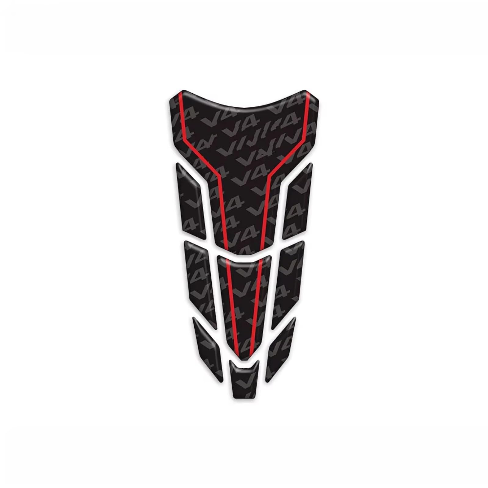 Motorcycle Centre Tank Pad Compatible with Ducati for Panigale V2 V4 for V4S for V4SP 2022 3D Carbon Motorcycle Tank Pad Gas Cap Cover Protector Stickers(D)
