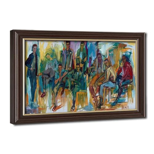 Impression sur toile The Burghers of Amsterdam Avenue finition premium