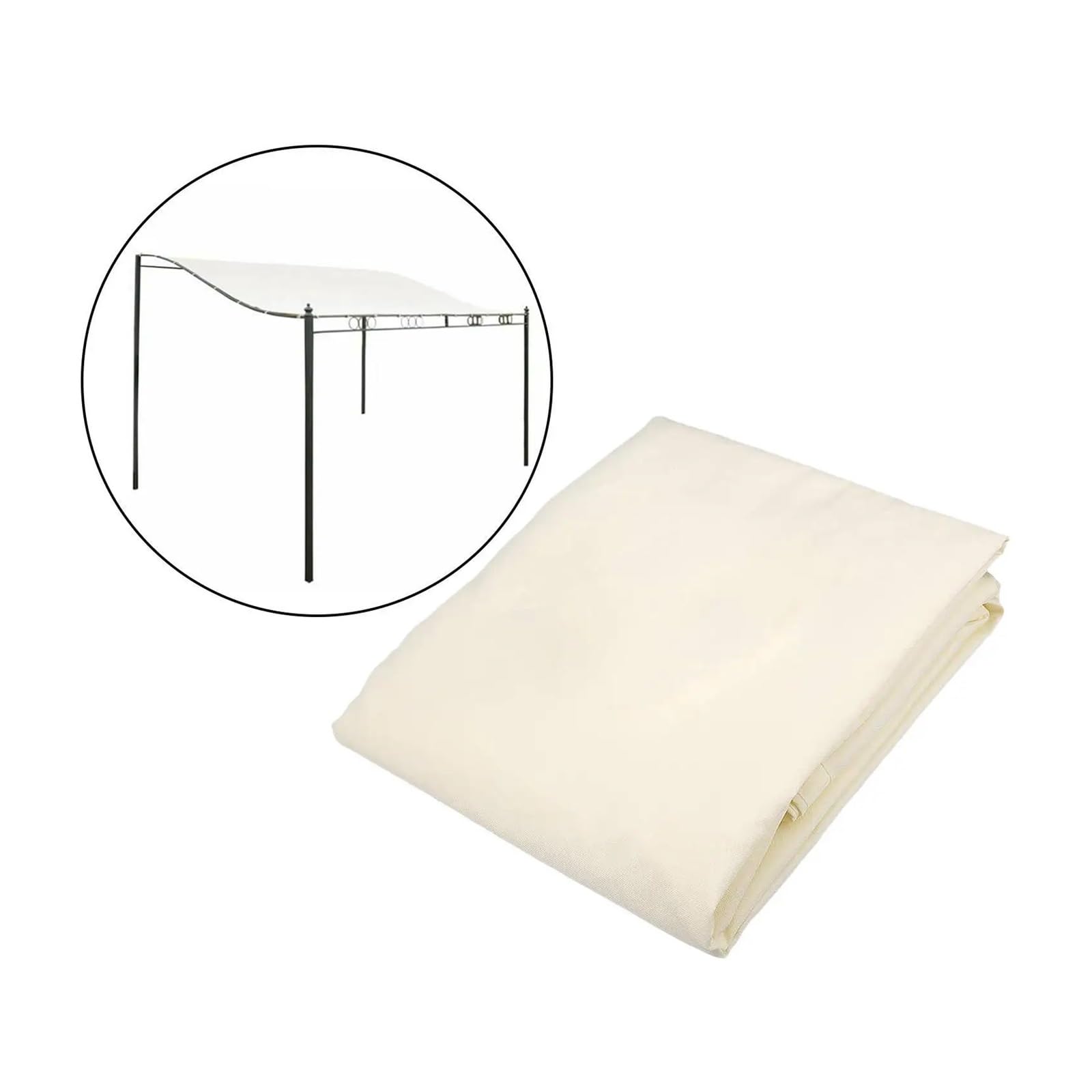 Copertura di ricambio impermeabile per gazebo – 3 x 2,6 m – per esterni giardino – tettoia per gazebo da giardino