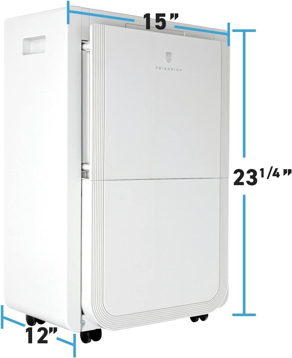 Friedrich 35 Pint Dehumidifier with 15' Drain Pump