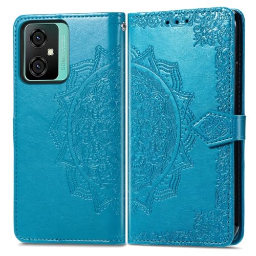 Coque Blackview C70 König Design étui à clapet bleu anti-chute pour préserver l'écran - 2