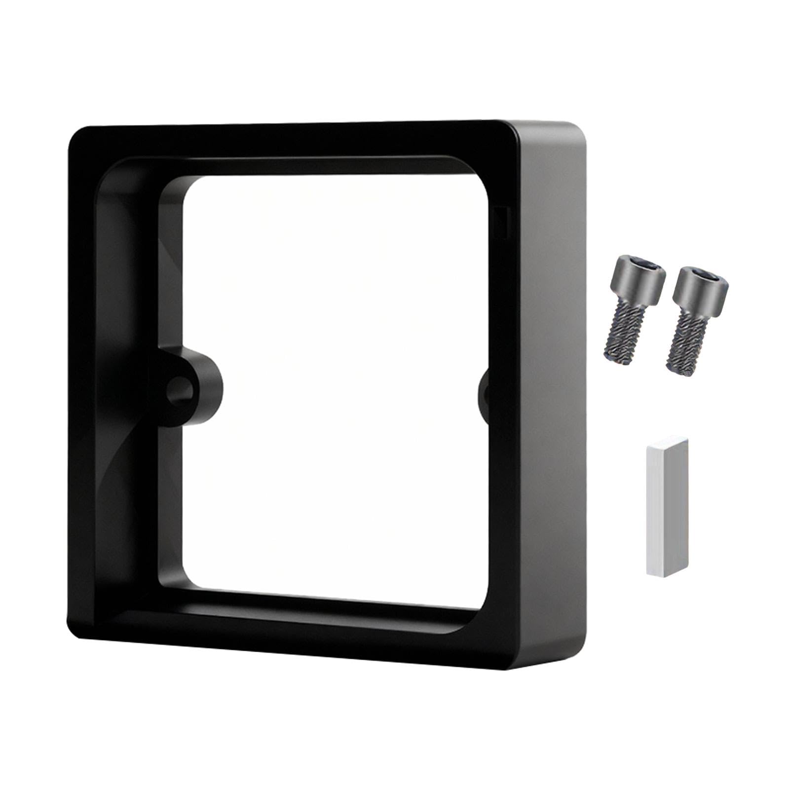 1-Gang 20mm Socket Spacer, Single Box Extender for Light Switches and Sockets, Black