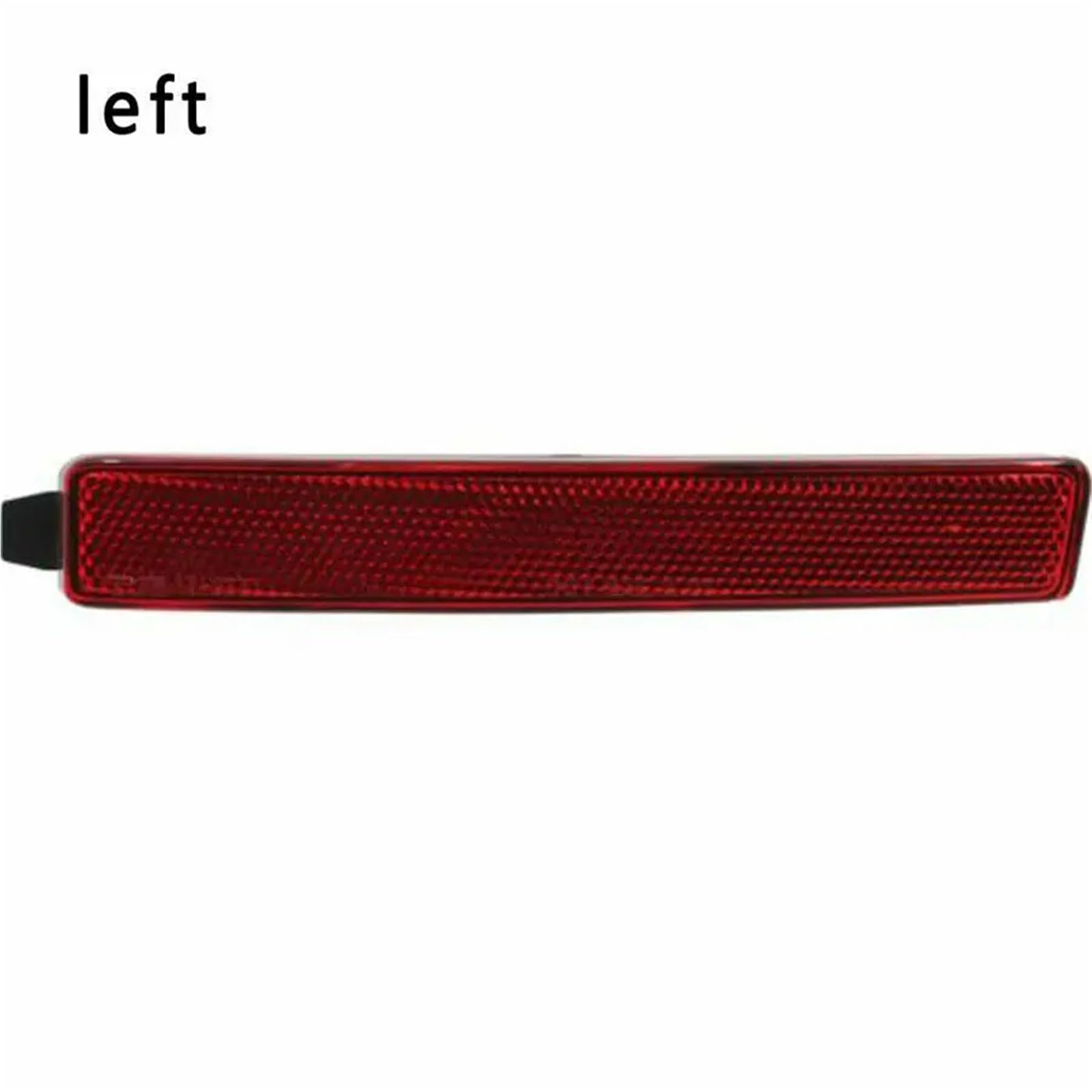 1 Set Rear Bumper Signal Reflector Trim Red Reflective Strips Fit For SRX 2010 2011 2012 2013 2014 2015 2016