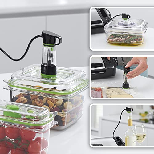Miniatura 5 de FoodSaver Envasadora al Vacío con un Cutter Incorporado, Funciones «solo sellado», «húmedo/seco» y «marinar», incluye Rollos/Bolsas [FFS017X]