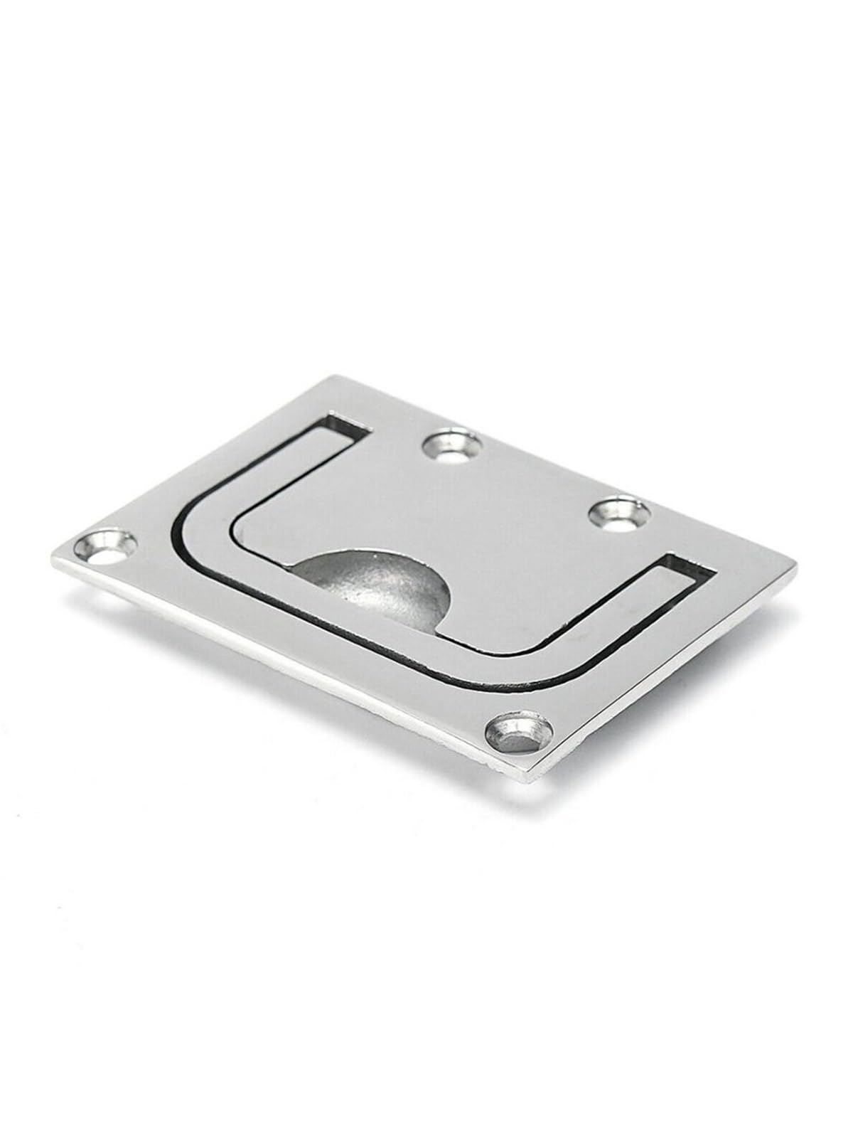 Poignée de levage bateau encastrable inox 316 anti rouille 76 x 55 mm