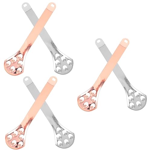 Hemoton 6 piezas raspador de lengua raspadores de boca, herramienta de lengua limpia, limpiador de lengua herramienta de raspado de lengua,