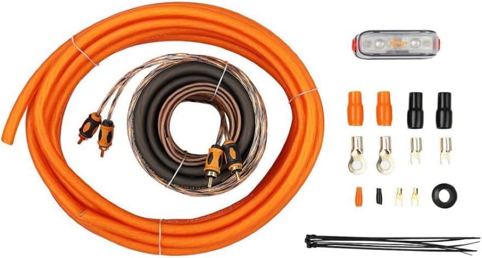 KIT SET PER SP AUDIO SPK-8C 1 kit cavi 8 awg, amplificatori altoparlanti, barca, piscina, hotel, ristorante, pizzeria, pub, bar, 1 kit + 3 sticker omaggio
