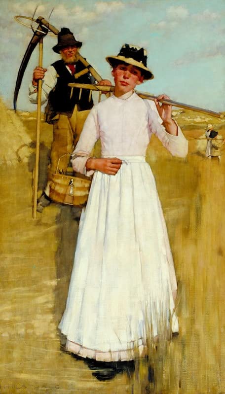 Tableau Il Ritorno Dei Mietitori pour sublimer un mur vide avec de l'art vintage
