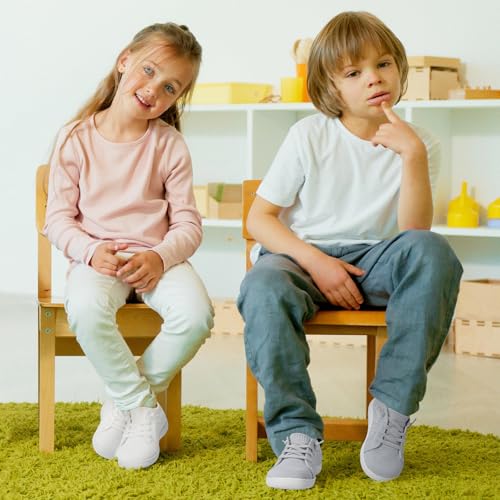Image of JOINFREE Toddler Shoes Girls Boys Wide Barefoot Shoes Minimalist Walking Sneakers Zero Drop Slip on Tennis Shoe Breathable Naturally Flexible