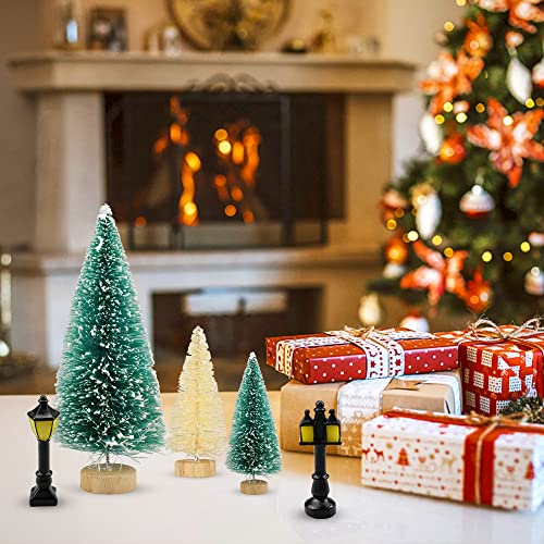 Eozighi 24 Pezzi Alberi di Natale in Miniatura