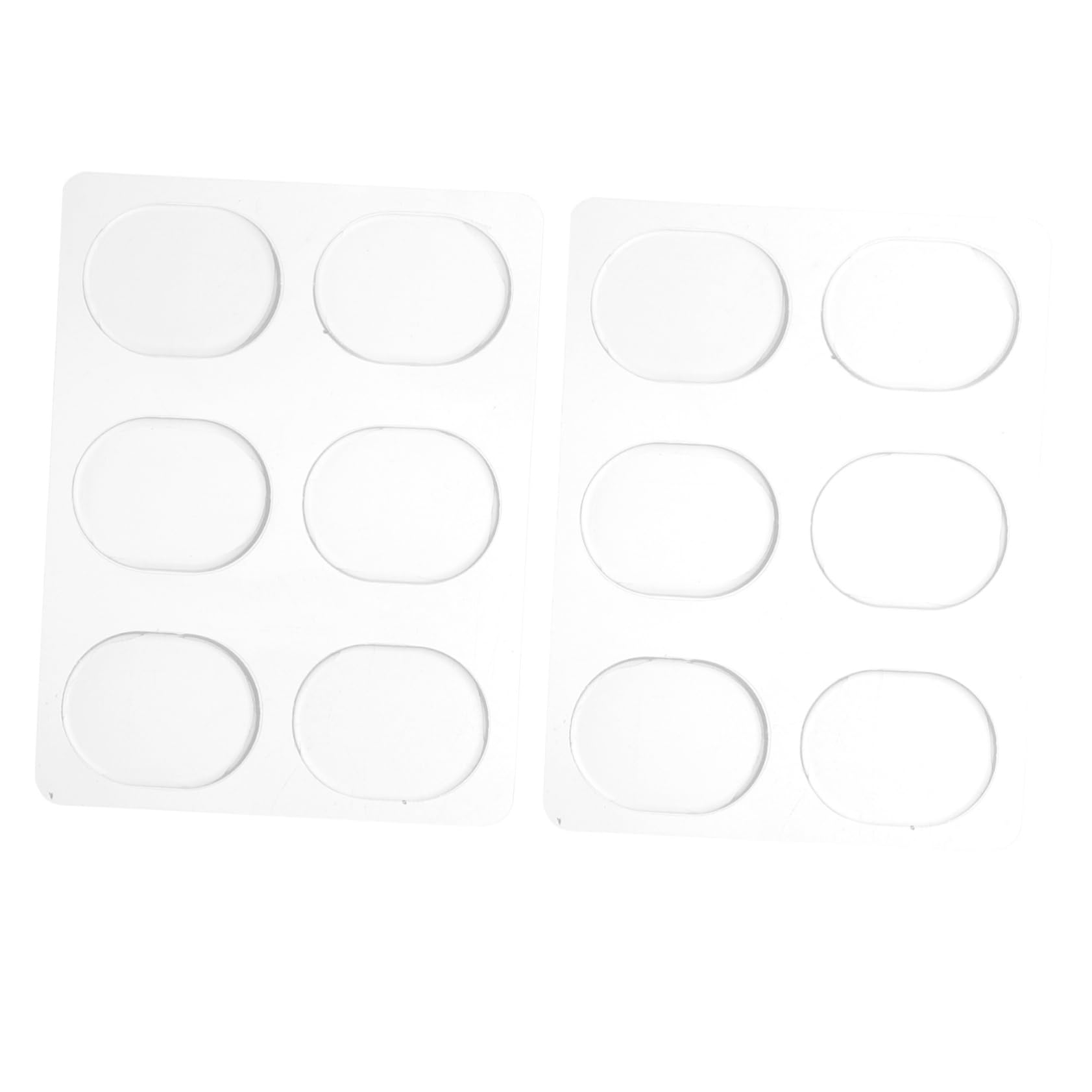 BESTonZON 12Pcs Transparent Drum Silence Pads Durable Silicone Dampeners for Snare Tom Cymbals Reusable Mute Stickers for Sound Control During Practice