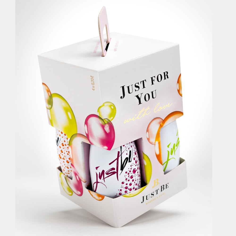 JustBe Geschenkset aus verschiedenen Piccolo Wein + Wein-Cocktails (Mix W)