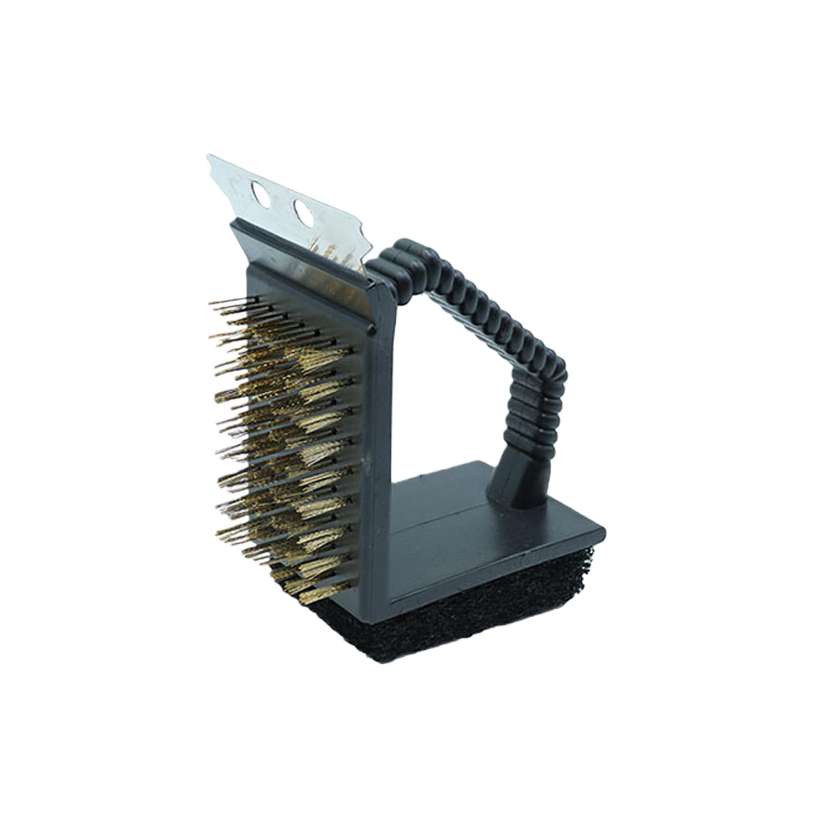 Professional Barbecue Scrubber with Sponge Pad and Efficient Washing Design Grill Scrubber Stainless Steel Wire Grill Washing Brush