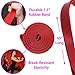 Dance Stretch Bands for Flexibility | Stretch Band for Dancers, Gymnastics, Cheerleading | Ballet Stretch Band | Perfect Stretching Band for Cheering, Ballet and Gymnastics | Stretching (red)