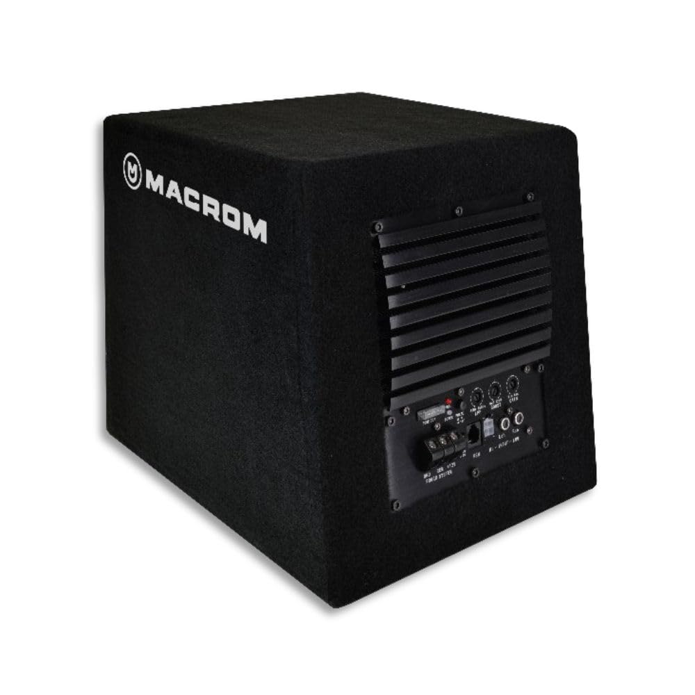 M-SW200A Subwoofer attivo da 8 pollici 20cm in Cassa Reflex con amplificatore integrato da 200 W RMS 500 W Picco