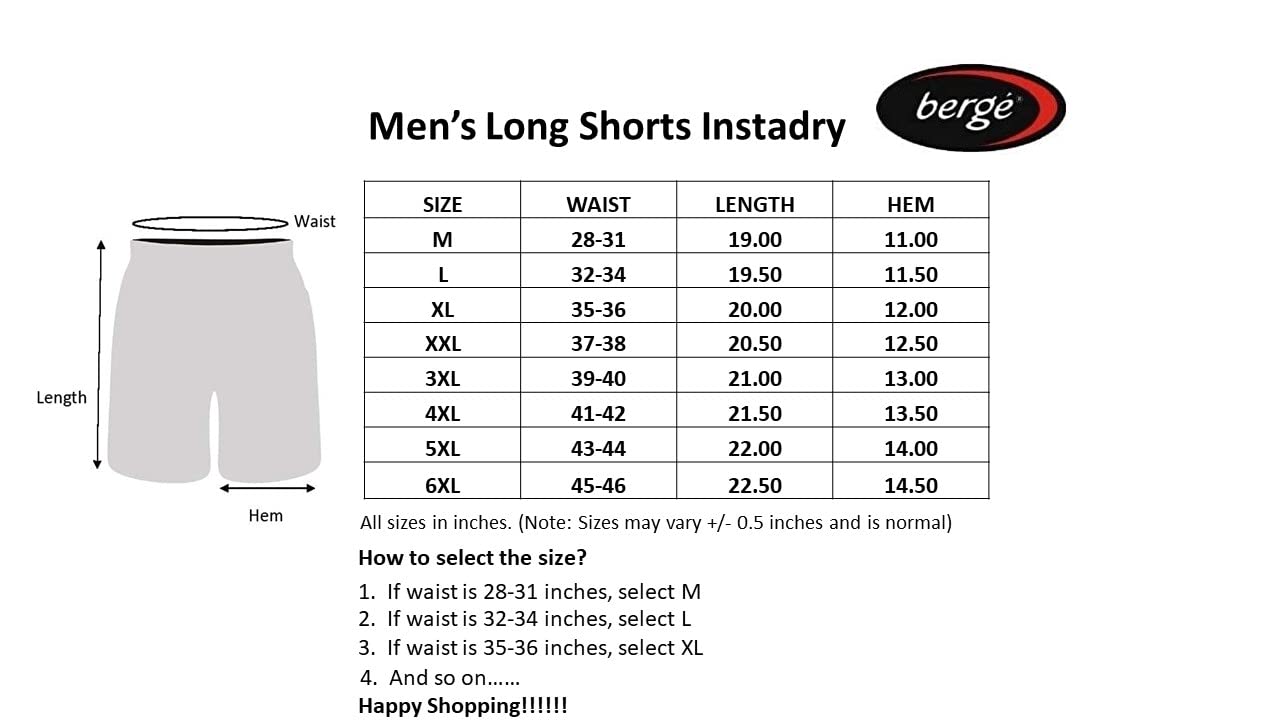 berge' Men's Dry-Fit Sports Shorts | Quick-Dry Polyester | Zippered Welt Pockets | Breathable & Anti-Odour Activewear for Gym, Running, Workouts, Jogging, Training, Fitness, Sports | With Reflectives 4