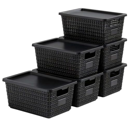 Storage Bins with Lids | Plastic Storage...