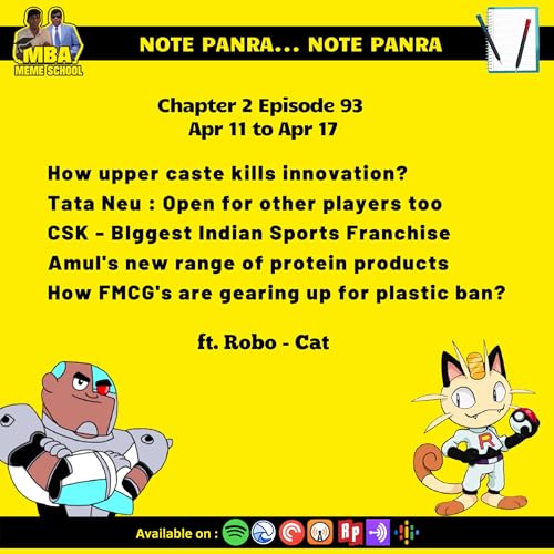 👨🏻&zwj;💻 C2E93 - Upper Caste & Lack of Innovation | Note Panra Podcast Por  arte de portada