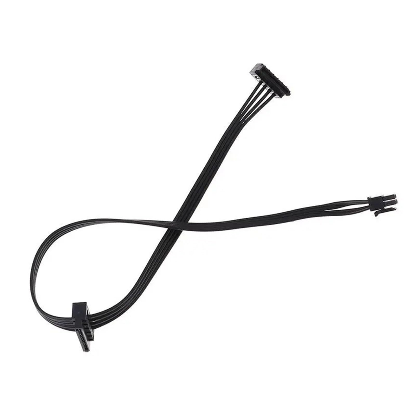 Generico Cavo di alimentazione Mini da 4 pin a 2 SATA 45 cm