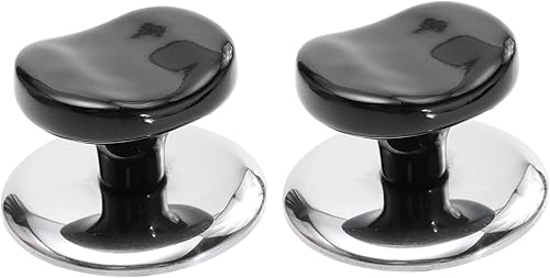 SOLUSTRE Tapa de olla, 2 unidades, mango de tapa, tapa de cacerola, perilla de agarre para olla, perilla de repuesto para salsa, tapas universales