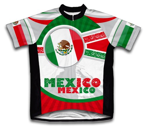 ScudoPro Mexico Short Sleeve Cycling Jersey for Women - Size 2XL Red
