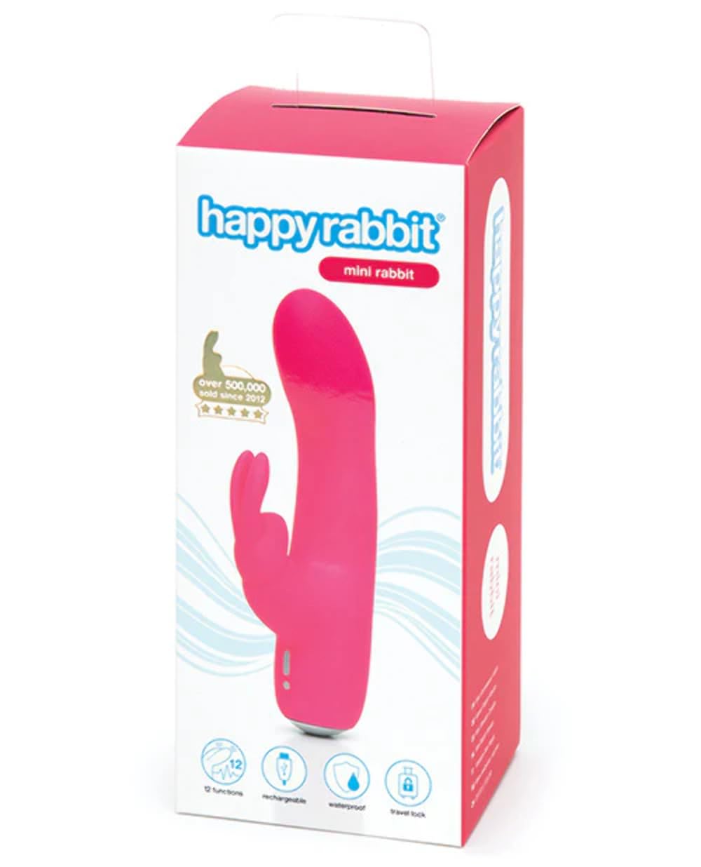 Amazon.com: Happy Rabbit Mini Travel Size USB Rechargeable Vibrator, Pink :  Health & Household