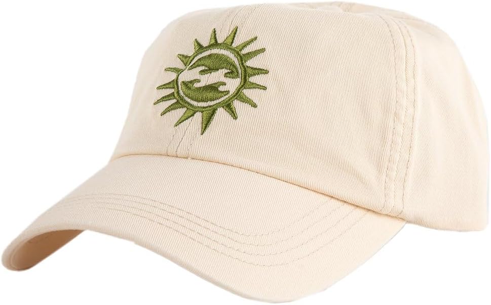 Billabong Womens Dad Hat Adjustable Metal Snap Back