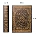 Bellagio-Italia Imperial & Persian Book Box Combo - CD/DVD Storage Binder Set - 128 Capacity Storage Organizer for DVDs, CDs, Blu Rays, & Video Games - Acid-Free Binder Organizer Sheets