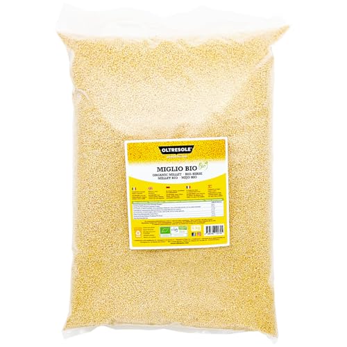 Oltresole, Miglio Decorticato Biologico 5 kg,...