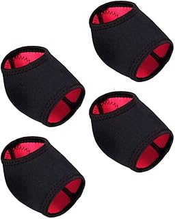 Mobestech 2 Pares De Almofadas De Calcanhar Protetores De Fascite Plantar Almofadas De Calcanhar Inserções De Almofada De Calcanhar Copos De Calcanhar Ajustáveis Respiráveis Para Homens